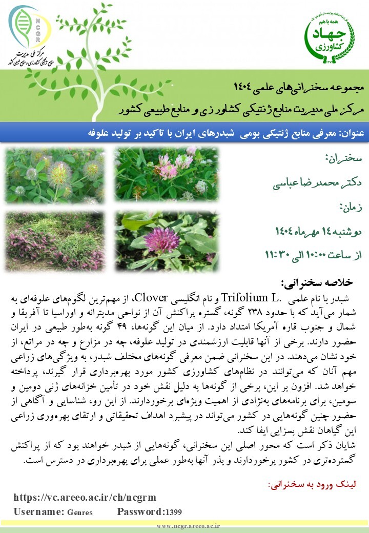 مجموعه سخنرانی های علمی ۱۴۰۴